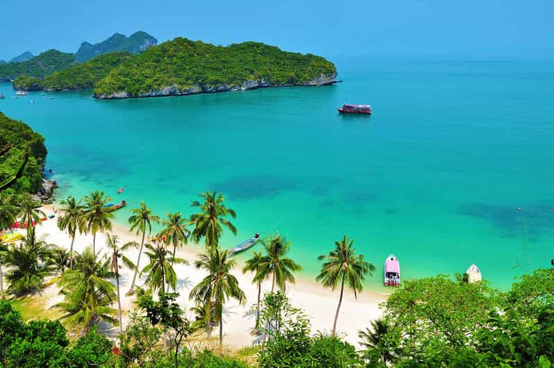 Samui: Angthong Marine Park Boat Tour W/ Transfer and Meals - Itinerary Overview