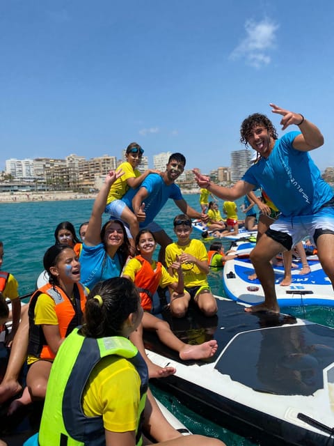 San Juan Beach: Paddle Surf Table Rental + Snack and Drink