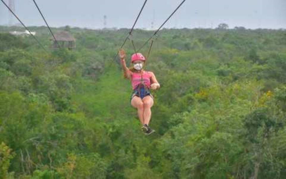 Tulum: Turtle Swim, ATV and Zipline in the Jungle Tour - Key Points