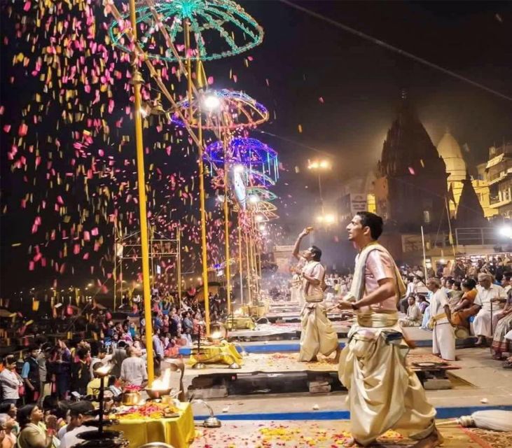 Varanasi: Night Boat Ride, Aarati Ceremony and Dinner - Key Points