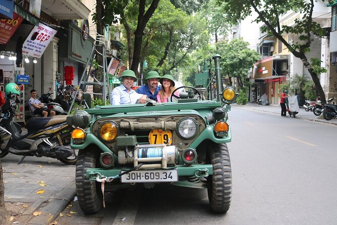 4 Hours and 30 Minutes Historical Hanoi Army Jeep Tour