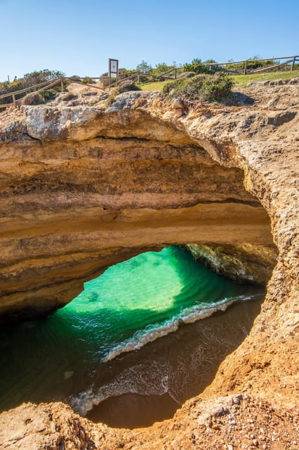 Albufeira: Benagil Cave, Algar Seco & Marinha Adventure Walk