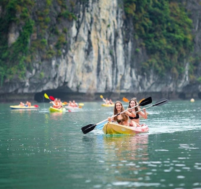 Amethyst Luxury Day Cruise- Explore Halong Bay/ Caves, Kayak