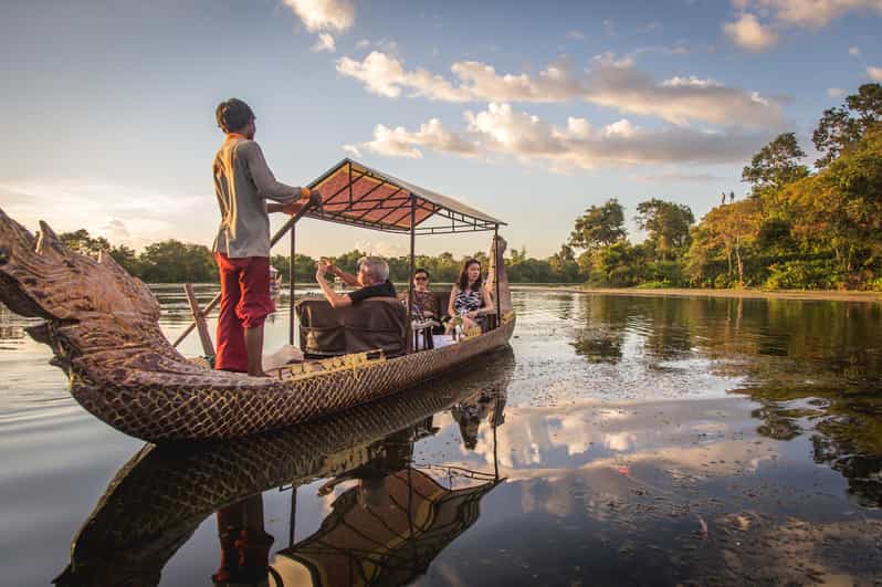 Angkor Bike Tour & Gondola Sunset Boat W/ Drinks & Snack