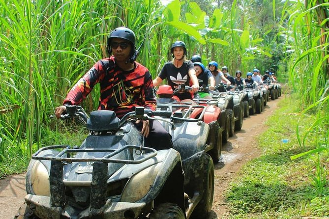 Bali Quad Bike ATV Passing Through Waterfall, Cave & Rice Fields
