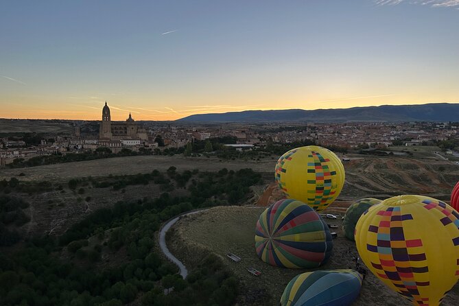 Balloon Flight at Sunrise in Segovia