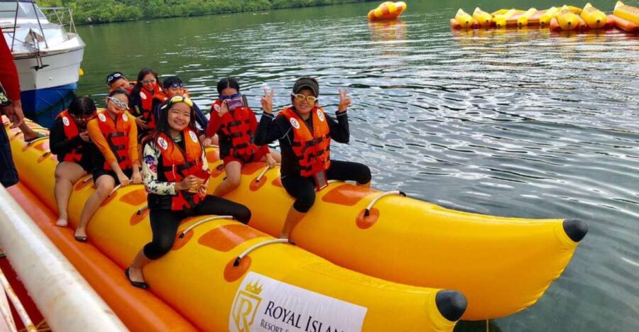 Banana Boat Ride & Clear Kayak Experience in Coron Palawan