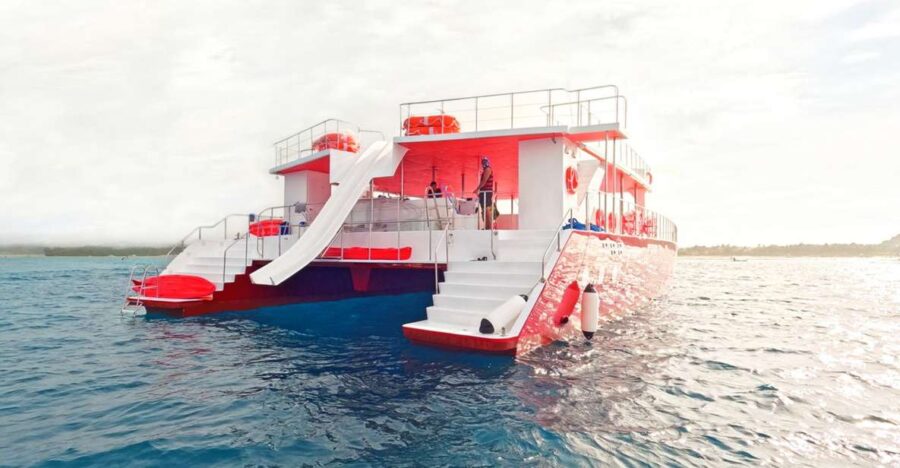 Boracay: Red Whale Party Cruise W/ Snacks & Water Activities