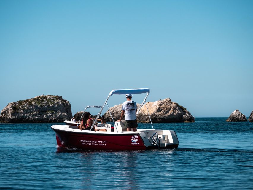 Cagliari: Electric Boat Rental at Marina Piccola