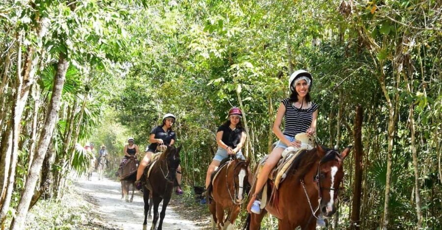 Cancun: Horseback Riding Experience, ATV, Zipline and Cenote