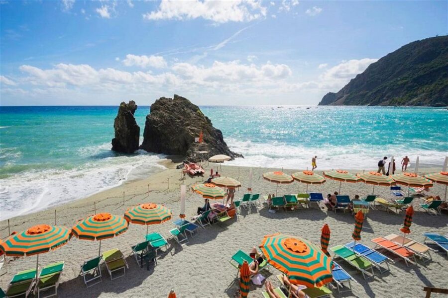 Cinque Terre: Hybrid Boat Tour With Swimming Stop