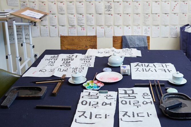 Create a Korean Calligraphy Scroll With Jeongju in Insadong Seoul