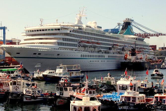 Cruise Pick up + Tour Valparaiso Viña Del Mar Drop off at Hotel in Santiago
