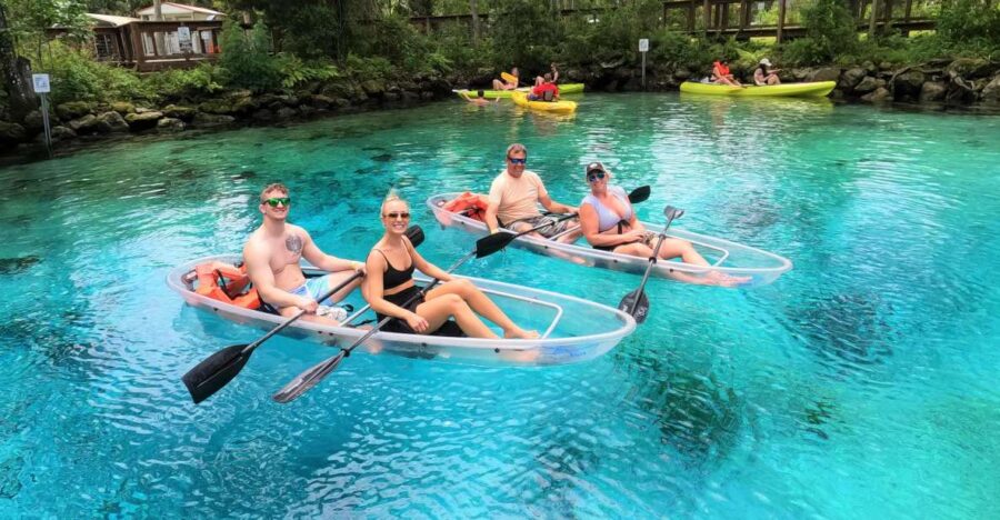 Crystal River: Springs and Manatees Clear Kayak Tour