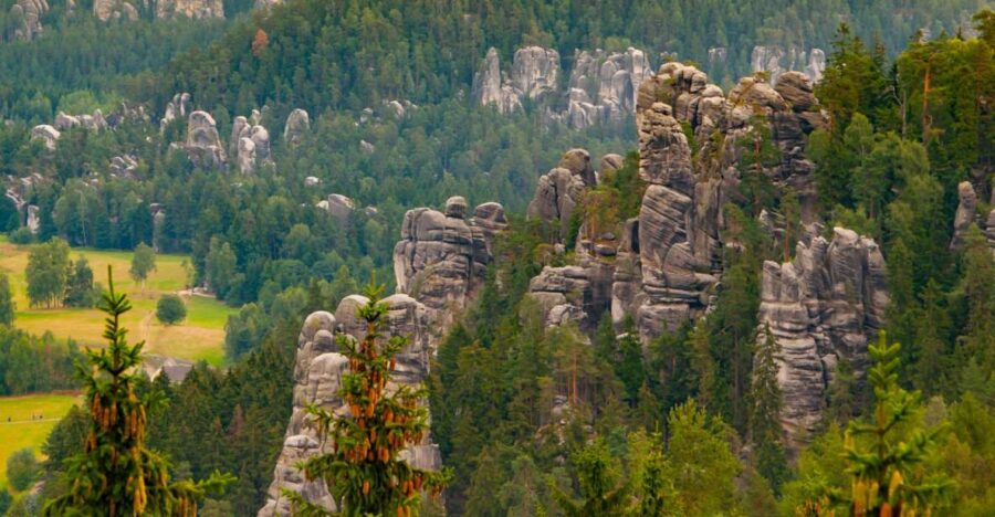 Day Trip to Rock City in Adrspach and Church of Peace