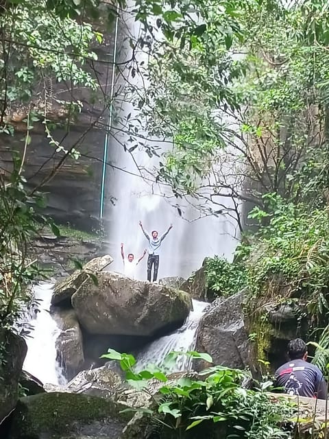 Discover Hidden Waterfall Include Khmer Noodle and Cake