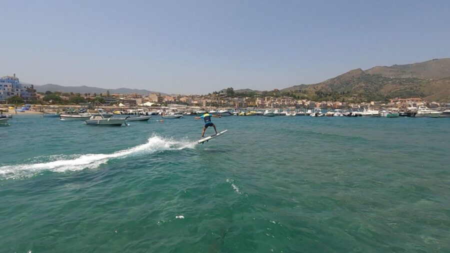 E-Foil Electric Fliteboard Boat Trip Taormina-Giardini