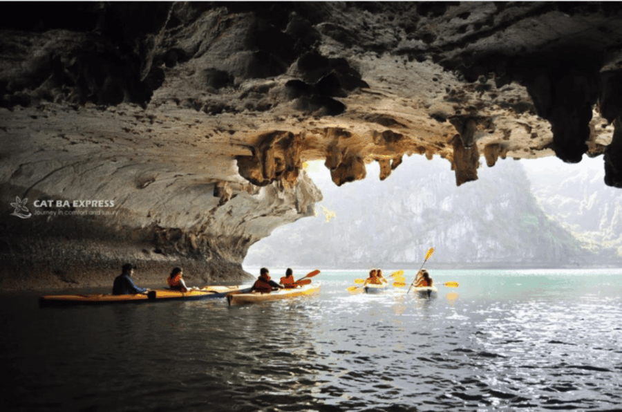 FROM CATBA: LAN HA BAY ON SERENITY PREMIUM CRUISE
