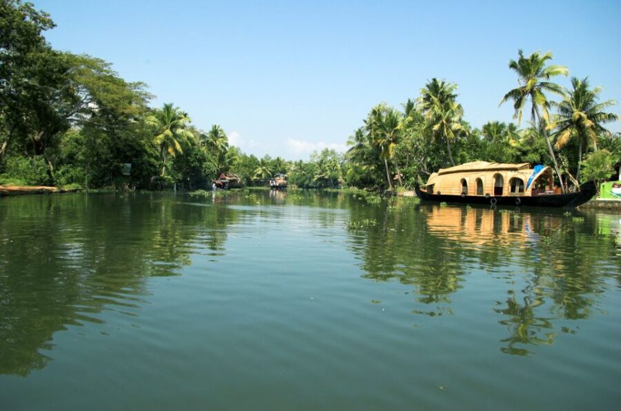 From Cochin Port: Backwaters by Houseboat