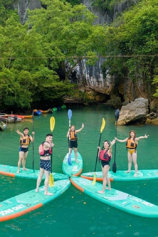 From Dong Hoi/PhongNha: Zipline at Dark Cave & Paradise Cave