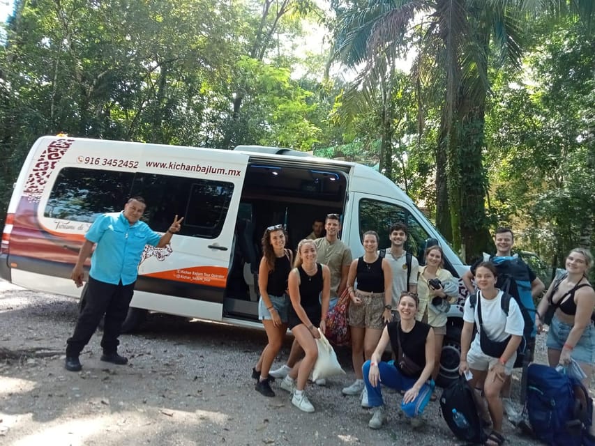 From Flores Guatemala: Transfer to Palenque, Chiapas, Mexico