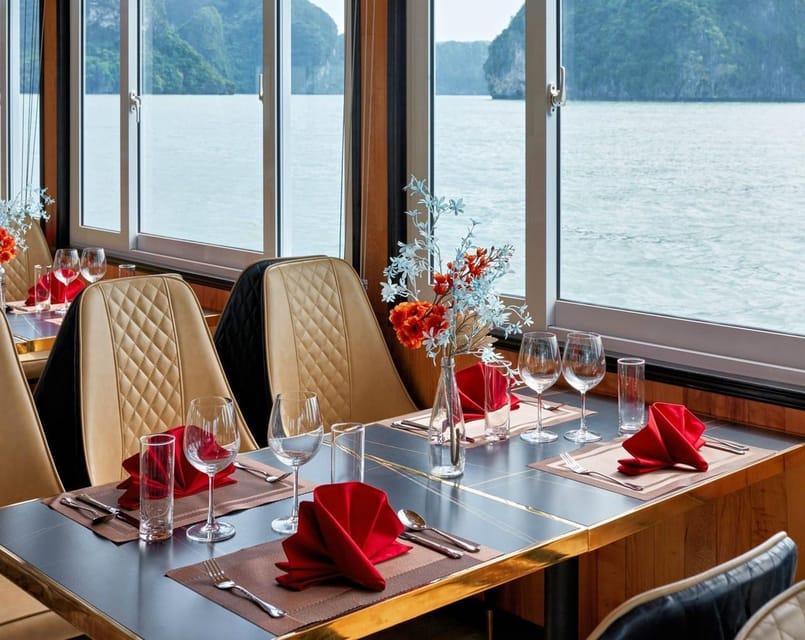 From Hanoi:Ha Long Bay 1 Day Tour With Cruise 4 Stars Luxury