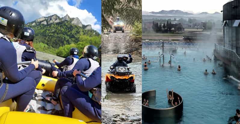 From Krakow: Rafting, Off-road Zakopane & Thermal Baths Tour
