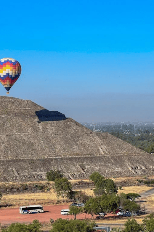 From Mexico City: Hot Air Balloon Teotihuacan + Breakfast