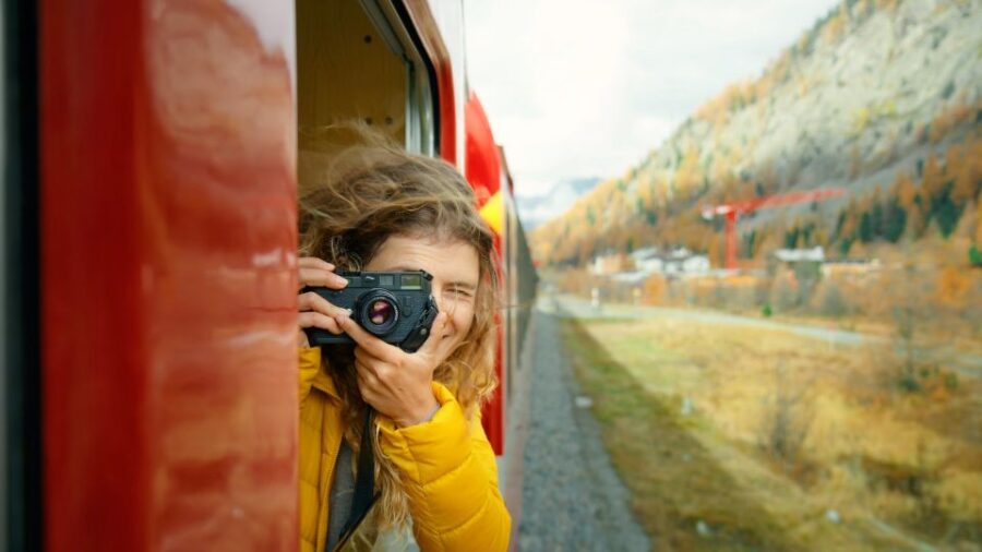 From Milan: St Moritz & Alps Day Trip With Bernina Red Train
