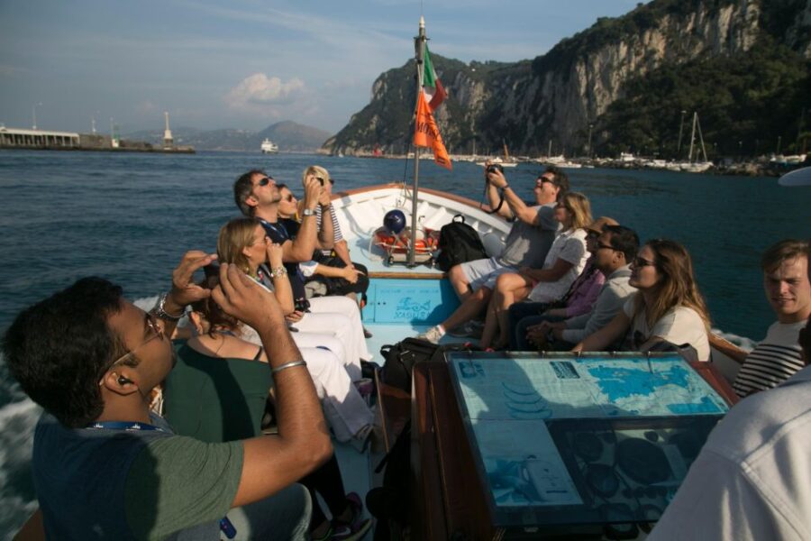 From Naples: Capri Small Group Day Tour and Grotto Boat Ride