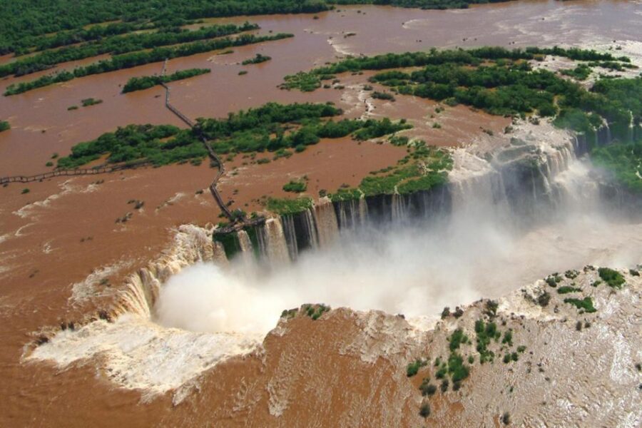 From Puerto Iguazu: Argentina & Brazil Sides of Iguazu Falls