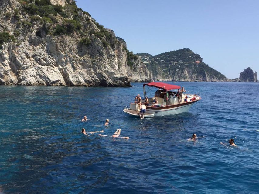From Sorrento: Capri Guided Boat Tour