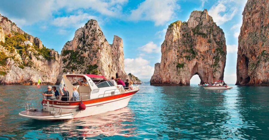 From Sorrento: Capri Island Small Group Boat Excursion