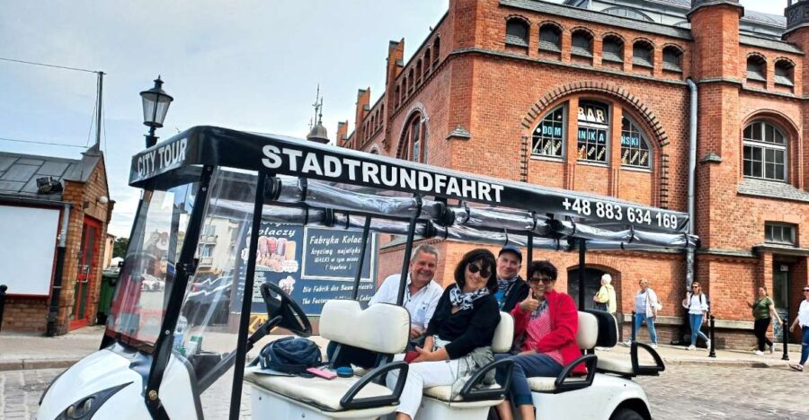 Gdansk: City Sightseeing Tour by Golf Cart/Buggy