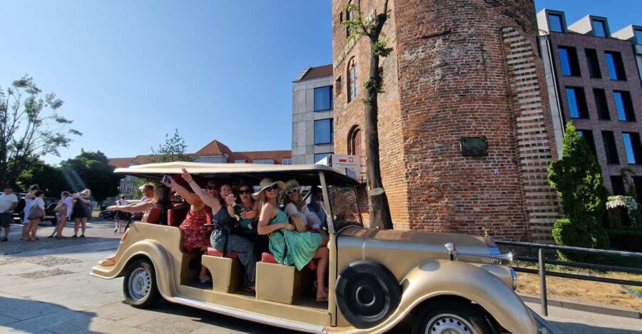 Gdansk:Private Beer City Tour Sightseeing By Golf Cart