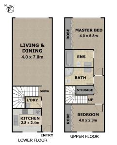 Goldsbrough 2 Bedrooms Split Apartment - Property Overview