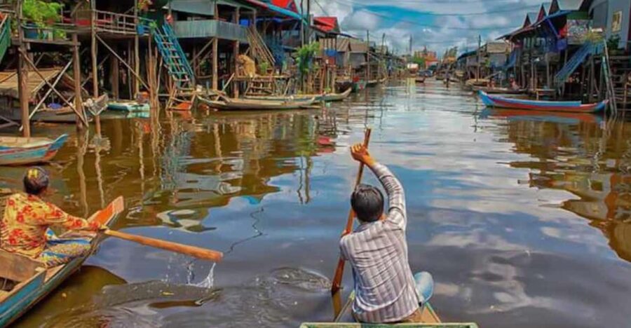 Half Day Floating Village Tour & Free 60 Min of Foot Massage