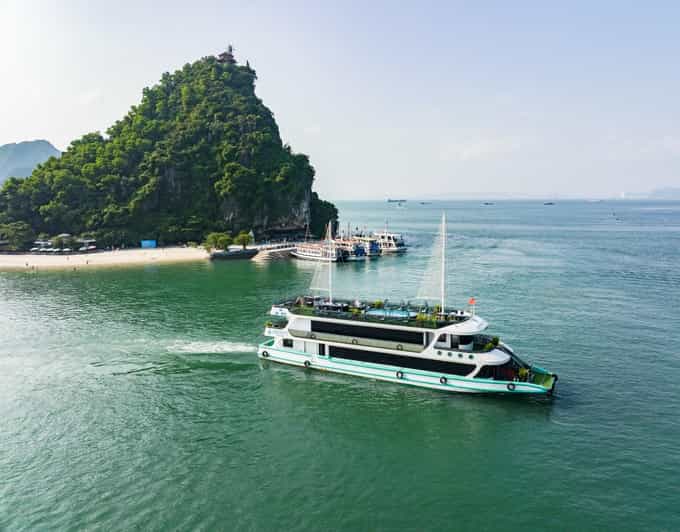 Halong Bay Luxury Day Cruise, Island, Caves, Kayak, Transfer