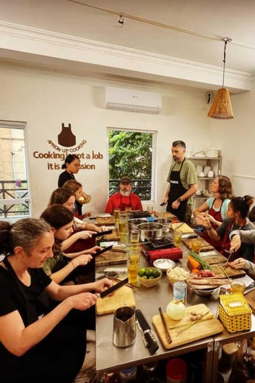 Hanoi: Apron up Cooking Private Class With Market Trip