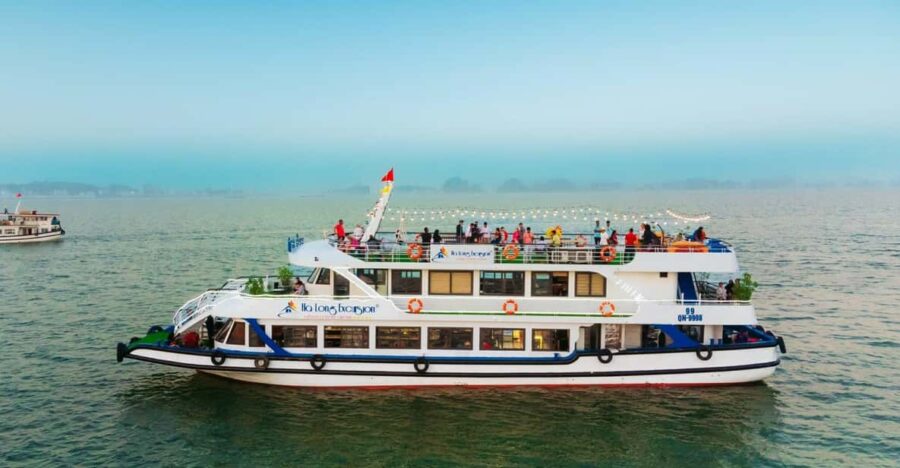 Hanoi: Halong Bay Day Tour 5 Stars Cruise With Buffet Lunch