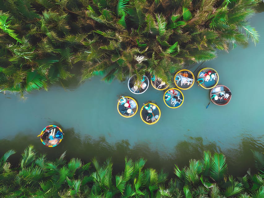Hoi An: Cua Dai Fishing Village, Coconut Forest Basket Boat.