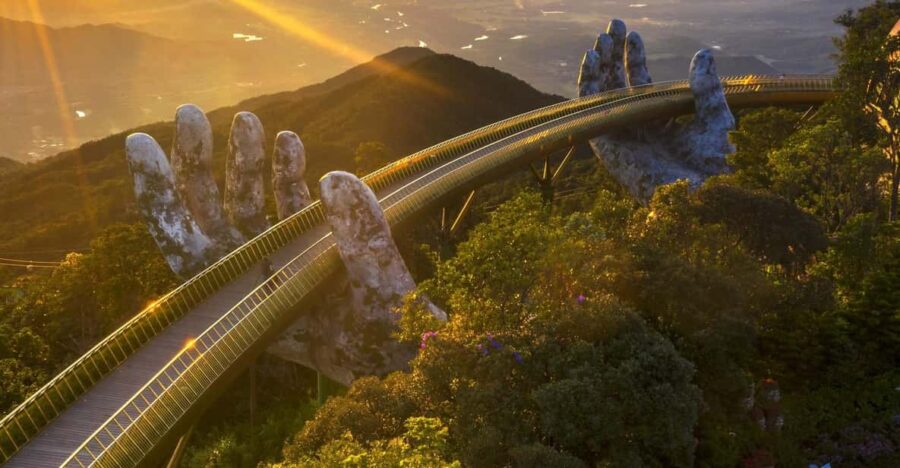 Hue: Hai Van Pass, Ba Na Hills, Marble Mountains Return Hue