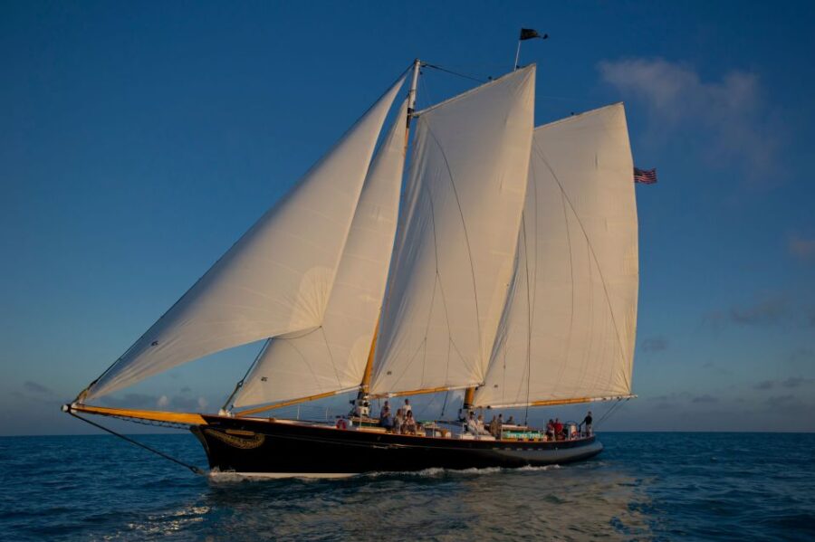 Key West: Schooner Full Moon Night Sail With Snacks & Drinks