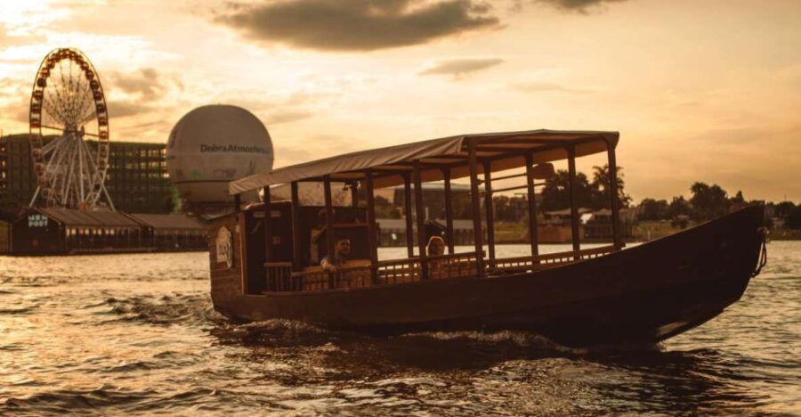 Krakow: Vistula Night Cruise by Gondola W/ Audio Commentary