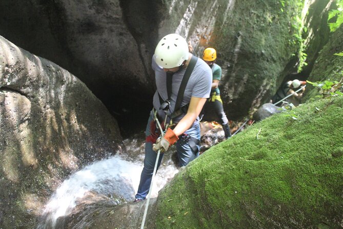 La Fortuna White-Water Rafting, Canyoning, and Tarzan Swing Tour