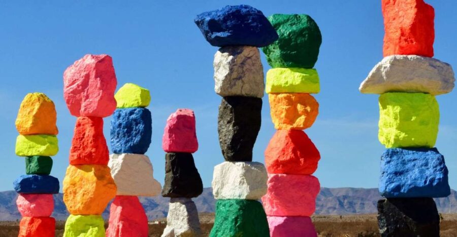 Las Vegas: Mojave Desert, 7 Magic Mountains, Vegas Sign Tour - Tour Overview