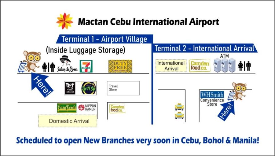 Luggage Deposit and Delivery Service in Cebu and Mactan