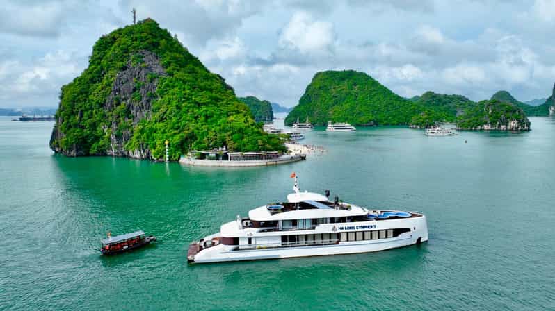 Luxury Ha Long Symphony Day Cruise With Lunch, Cave & Island