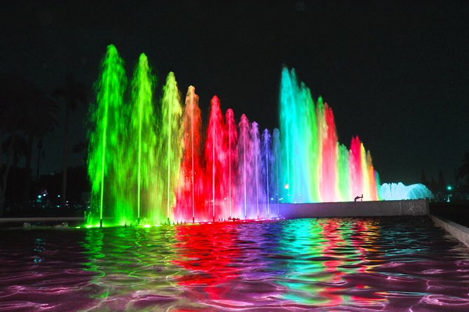Magic Fountains Park & Bohemian Barranco - Evening Tour - Inclusions and Logistics
