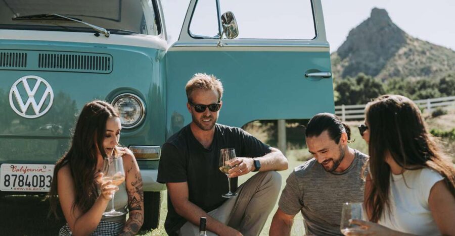Malibu: Vintage VW Bus and Vineyard Tour